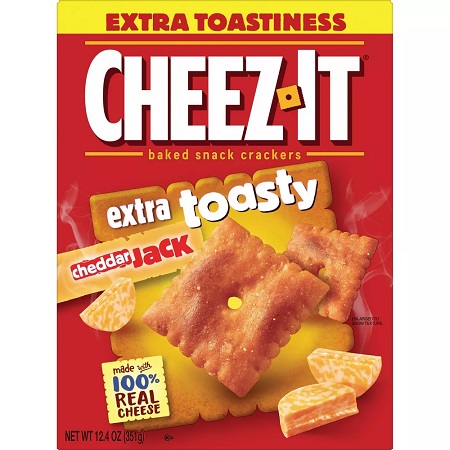 Cheez-It Extra Toasty Cheddar Jack Baked Snack Crackers (12.4 oz.)