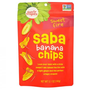 Saba Sweet Fire Banana Chips (5.1 oz. pouch)