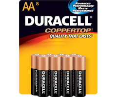 Duracell AA Batteries (8 count)
