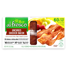 Al Fresco Original Uncured Chicken Bacon (3 oz. box)