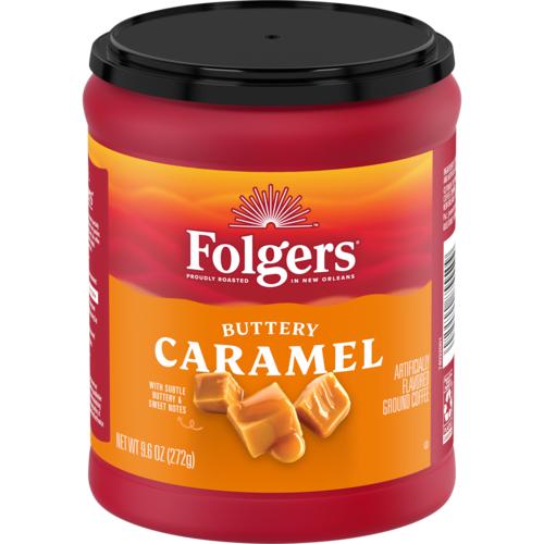Folgers Buttery Caramel Ground Coffee (9.6 oz.)