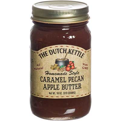 The Dutch Kettle Caramel Pecan Apple Butter (18 oz.)