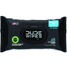 Dude Wipes Fragrance Free Wipes (48 count pack)