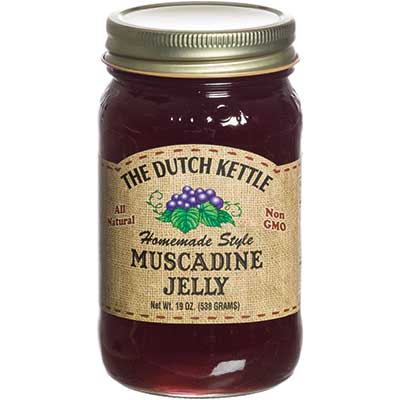 The Dutch Kettle Muscadine Grape Jelly (19 oz.)