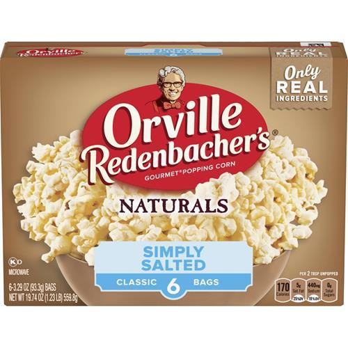 Orville Redenbacher's Naturals Simply Salted Popcorn (6 bags/19.74 oz. box)
