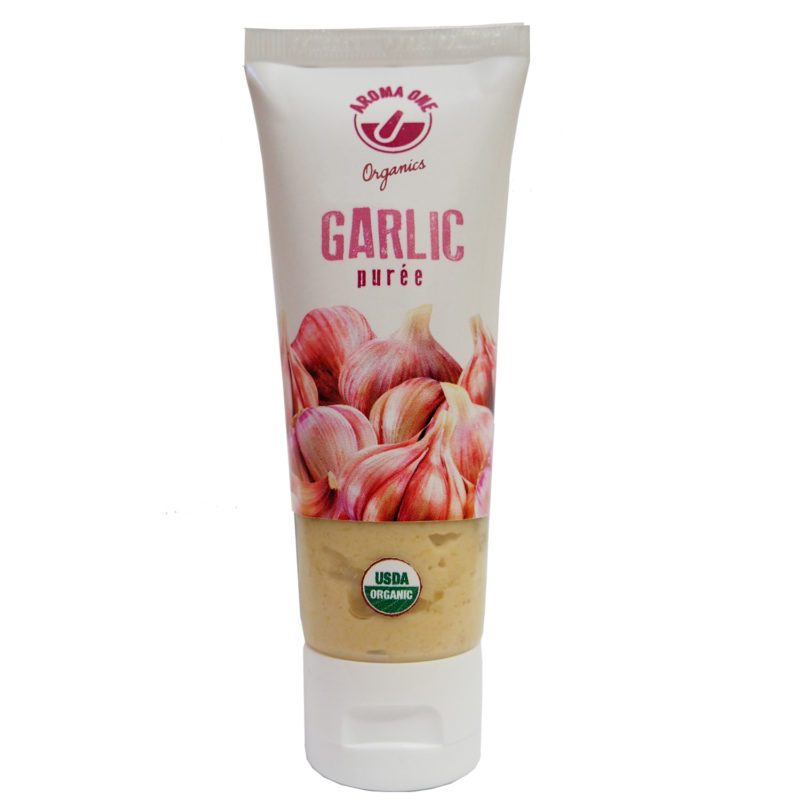 Aroma One Organics Garlic Puree (2.8 oz. tube)