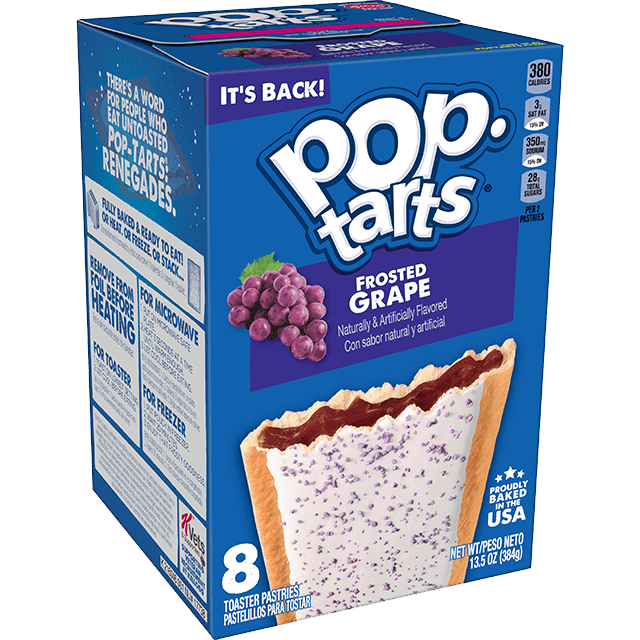 Kellogg's Pop-Tarts Frosted Grape (16 count)