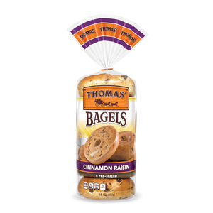 Thomas Cinnamon Raisin Bagels (20 oz./6 count)