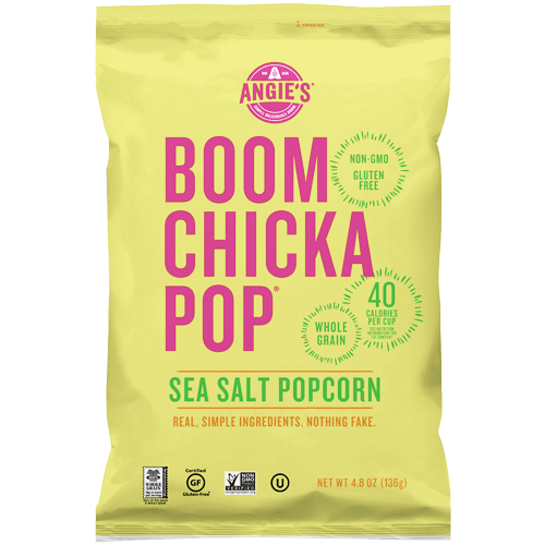 Angie's Boomchickapop Sea Salt Popcorn (4.4 oz. Bag)