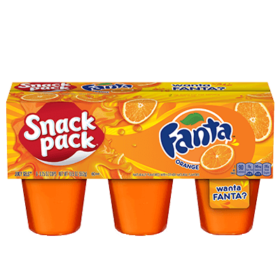Snack Pack Fanta Orange Gel Cups (6 count/3.25 oz. cups)