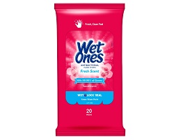 Wet Ones Fresh Scent Antibacterial Hand Wipes (20 count flat pack)